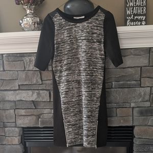 Ricky's Business Dress, Bottom super slits, sz XS